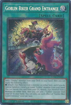 Goblin Biker Grand Entrance [MP25-EN056] - 2025 Mega-Pack 1st Edition - Prismatic Secret Rare - Trinity Hobby