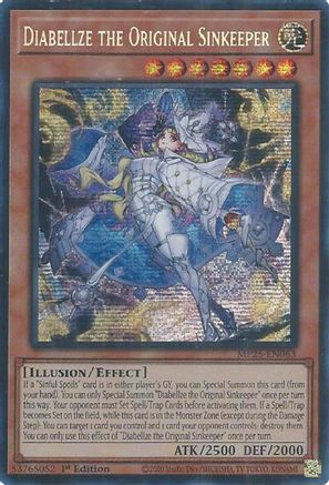 Diabellze the Original Sinkeeper [MP25-EN063] - 2025 Mega-Pack 1st Edition - Prismatic Secret Rare - Trinity Hobby
