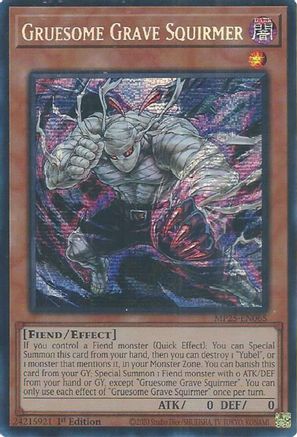 Gruesome Grave Squirmer [MP25-EN065] - 2025 Mega-Pack 1st Edition - Prismatic Secret Rare - Trinity Hobby