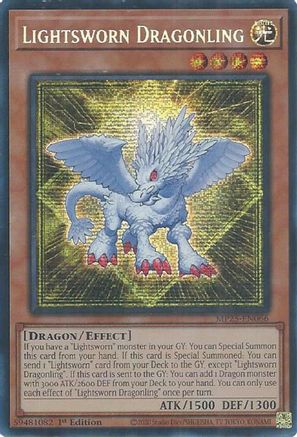 Lightsworn Dragonling [MP25-EN066] - 2025 Mega-Pack 1st Edition - Prismatic Secret Rare - Trinity Hobby