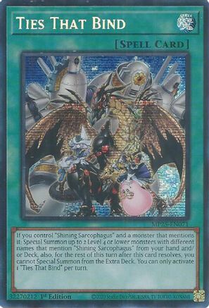 Ties That Bind [MP25-EN071] - 2025 Mega-Pack 1st Edition - Prismatic Secret Rare - Trinity Hobby