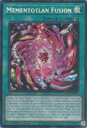 Mementotlan Fusion [MP25-EN073] - 2025 Mega-Pack 1st Edition - Prismatic Secret Rare - Trinity Hobby