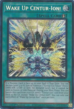 Wake Up Centur-Ion! [MP25-EN074] - 2025 Mega-Pack 1st Edition - Prismatic Secret Rare - Trinity Hobby