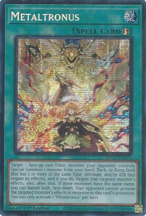 Metaltronus [MP25-EN075] - 2025 Mega-Pack 1st Edition - Prismatic Secret Rare - Trinity Hobby
