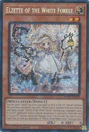 Elzette of the White Forest [MP25-EN080] - 2025 Mega-Pack 1st Edition - Prismatic Secret Rare - Trinity Hobby
