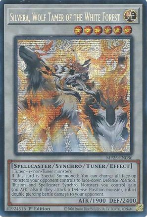Silvera, Wolf Tamer of the White Forest [MP25-EN086] - 2025 Mega-Pack 1st Edition - Prismatic Secret Rare - Trinity Hobby