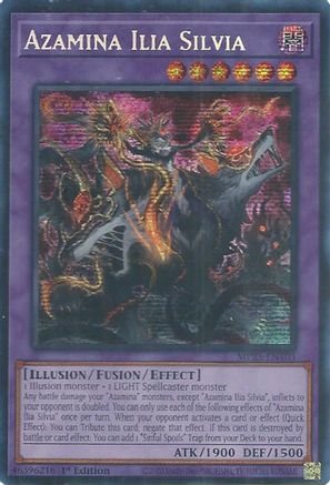 Azamina Ilia Silvia [MP25-EN103] - 2025 Mega-Pack 1st Edition - Prismatic Secret Rare - Trinity Hobby
