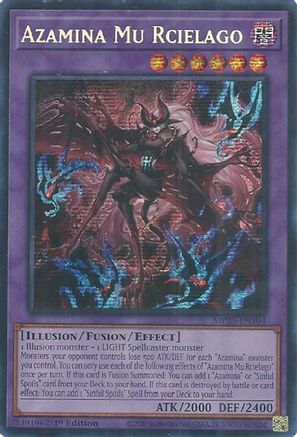 Azamina Mu Rcielago [MP25-EN104] - 2025 Mega-Pack 1st Edition - Prismatic Secret Rare - Trinity Hobby