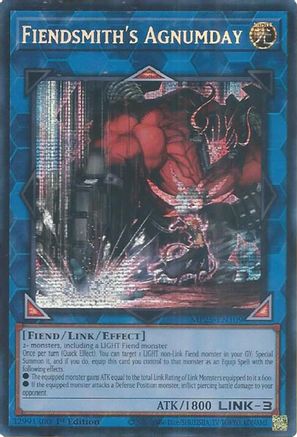 Fiendsmith's Agnumday [MP25-EN109] - 2025 Mega-Pack 1st Edition - Prismatic Secret Rare - Trinity Hobby