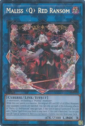 Maliss Q Red Ransom [MP25-EN125] - 2025 Mega-Pack 1st Edition - Prismatic Secret Rare - Trinity Hobby