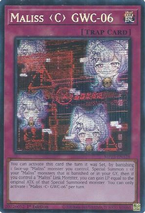Maliss C GWC-06 [MP25-EN128] - 2025 Mega-Pack 1st Edition - Prismatic Secret Rare - Trinity Hobby