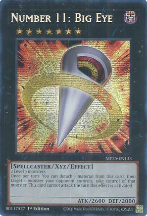 Number 11: Big Eye [MP25-EN133] - 2025 Mega-Pack 1st Edition - Prismatic Secret Rare - Trinity Hobby