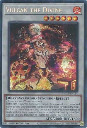 Vulcan the Divine [MP25-EN134] - 2025 Mega-Pack 1st Edition - Prismatic Secret Rare - Trinity Hobby