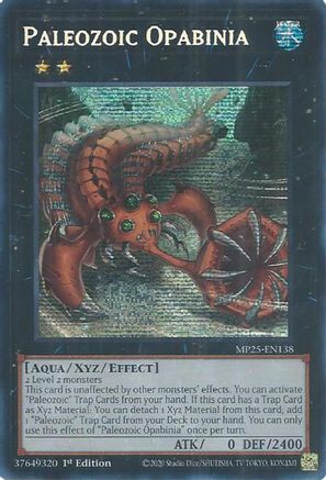 Paleozoic Opabinia [MP25-EN138] - 2025 Mega-Pack 1st Edition - Prismatic Secret Rare - Trinity Hobby