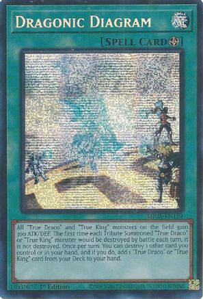 Dragonic Diagram [MP25-EN139] - 2025 Mega-Pack 1st Edition - Prismatic Secret Rare - Trinity Hobby
