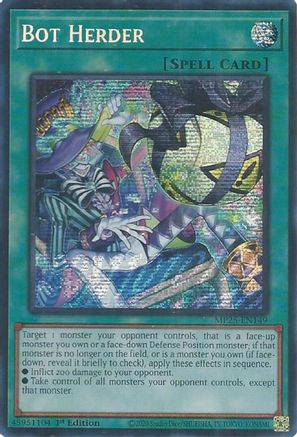 Bot Herder [MP25-EN149] - 2025 Mega-Pack 1st Edition - Prismatic Secret Rare - Trinity Hobby