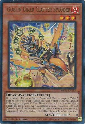Goblin Biker Clatter Sploder [MP25-EN153] - 2025 Mega-Pack 1st Edition - Ultra Rare - Trinity Hobby