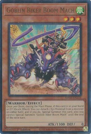 Goblin Biker Boom Mach [MP25-EN154] - 2025 Mega-Pack 1st Edition - Ultra Rare - Trinity Hobby
