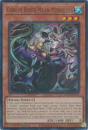 Goblin Biker Mean Merciless [MP25-EN155] - 2025 Mega-Pack 1st Edition - Ultra Rare - Trinity Hobby