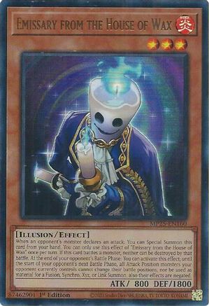 Emissary from the House of Wax [MP25-EN160] - 2025 Mega-Pack 1st Edition - Ultra Rare - Trinity Hobby