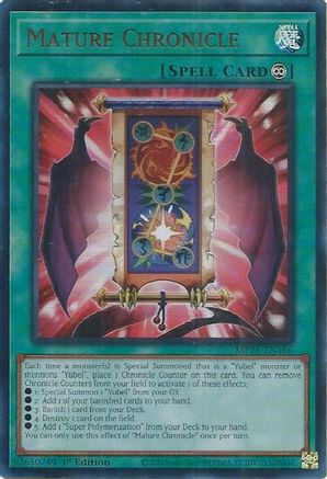 Mature Chronicle [MP25-EN166] - 2025 Mega-Pack 1st Edition - Ultra Rare - Trinity Hobby