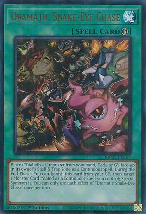 Dramatic Snake-Eye Chase [MP25-EN167] - 2025 Mega-Pack 1st Edition - Ultra Rare - Trinity Hobby
