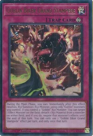 Goblin Biker Grand Stampede [MP25-EN173] - 2025 Mega-Pack 1st Edition - Ultra Rare - Trinity Hobby
