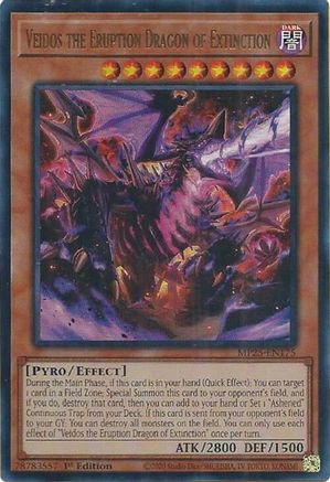 Veidos the Eruption Dragon of Extinction [MP25-EN175] - 2025 Mega-Pack 1st Edition - Ultra Rare - Trinity Hobby