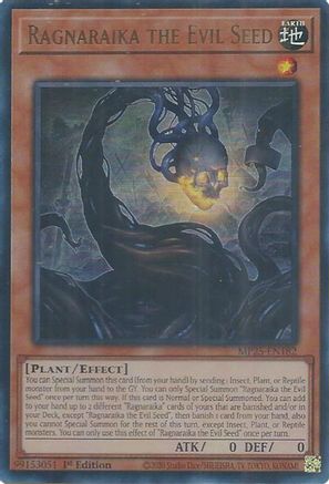 Ragnaraika the Evil Seed [MP25-EN182] - 2025 Mega-Pack 1st Edition - Ultra Rare - Trinity Hobby