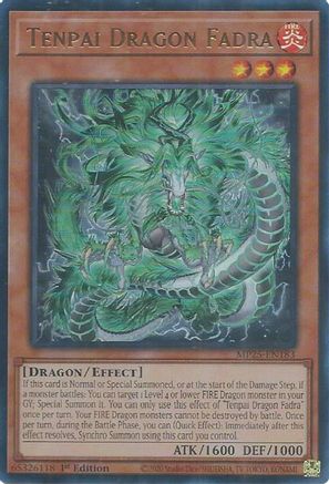 Tenpai Dragon Fadra [MP25-EN183] - 2025 Mega-Pack 1st Edition - Ultra Rare - Trinity Hobby
