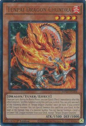 Tenpai Dragon Chundra [MP25-EN184] - 2025 Mega-Pack 1st Edition - Ultra Rare - Trinity Hobby
