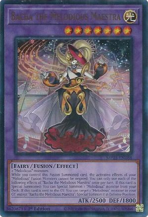 Bacha the Melodious Maestra [MP25-EN188] - 2025 Mega-Pack 1st Edition - Ultra Rare - Trinity Hobby