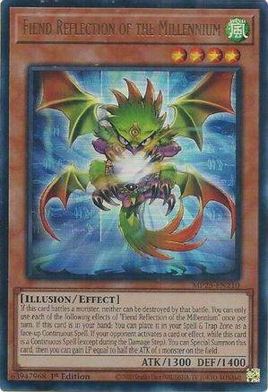 Fiend Reflection of the Millennium [MP25-EN210] - 2025 Mega-Pack 1st Edition - Ultra Rare - Trinity Hobby