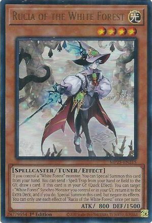 Rucia of the White Forest [MP25-EN215] - 2025 Mega-Pack 1st Edition - Ultra Rare - Trinity Hobby