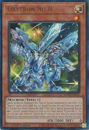 Drytron Nu II [MP25-EN217] - 2025 Mega-Pack 1st Edition - Ultra Rare - Trinity Hobby