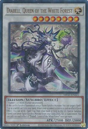 Diabell, Queen of the White Forest [MP25-EN221] - 2025 Mega-Pack 1st Edition - Ultra Rare - Trinity Hobby