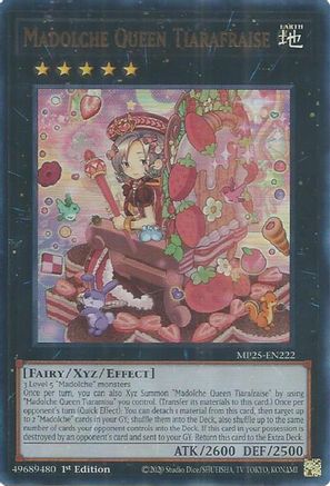 Madolche Queen Tiarafraise [MP25-EN222] - 2025 Mega-Pack 1st Edition - Ultra Rare - Trinity Hobby