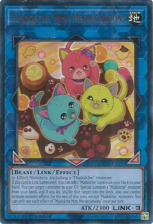Madolche Mini Meowcaroons [MP25-EN224] - 2025 Mega-Pack 1st Edition - Ultra Rare - Trinity Hobby