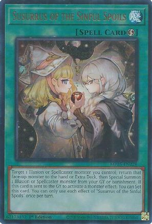 Susurrus of the Sinful Spoils [MP25-EN228] - 2025 Mega-Pack 1st Edition - Ultra Rare - Trinity Hobby