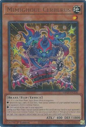 Mimighoul Cerberus [MP25-EN236] - 2025 Mega-Pack 1st Edition - Ultra Rare - Trinity Hobby