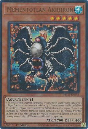Mementotlan Akihiron [MP25-EN243] - 2025 Mega-Pack 1st Edition - Ultra Rare - Trinity Hobby