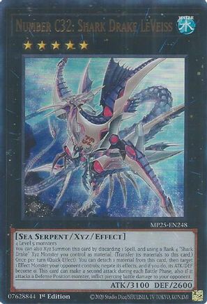 Number C32: Shark Drake LeVeiss [MP25-EN248] - 2025 Mega-Pack 1st Edition - Ultra Rare - Trinity Hobby