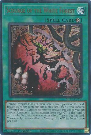 Scourge of the White Forest [MP25-EN250] - 2025 Mega-Pack 1st Edition - Ultra Rare - Trinity Hobby