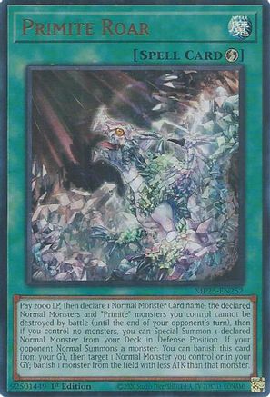 Primite Roar [MP25-EN252] - 2025 Mega-Pack 1st Edition - Ultra Rare - Trinity Hobby