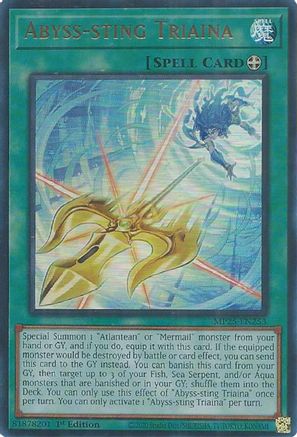 Abyss-sting Triaina [MP25-EN253] - 2025 Mega-Pack 1st Edition - Ultra Rare - Trinity Hobby