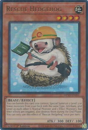 Rescue Hedgehog [MP25-EN261] - 2025 Mega-Pack 1st Edition - Ultra Rare - Trinity Hobby