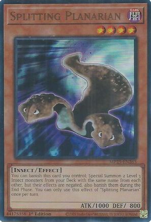 Splitting Planarian [MP25-EN263] - 2025 Mega-Pack 1st Edition - Ultra Rare - Trinity Hobby