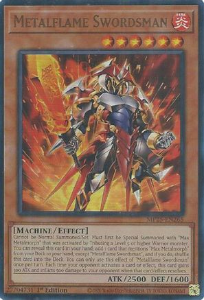 Metalflame Swordsman [MP25-EN265] - 2025 Mega-Pack 1st Edition - Ultra Rare - Trinity Hobby
