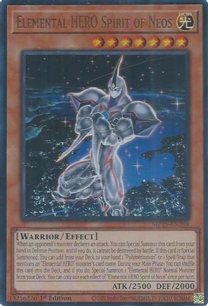 Elemental HERO Spirit of Neos [MP25-EN268] - 2025 Mega-Pack 1st Edition - Ultra Rare - Trinity Hobby