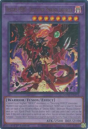 Destiny HERO - Destroyer Phoenix Enforcer [MP25-EN273] - 2025 Mega-Pack 1st Edition - Ultra Rare - Trinity Hobby